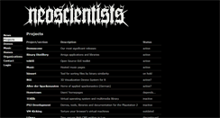Desktop Screenshot of neoscientists.org